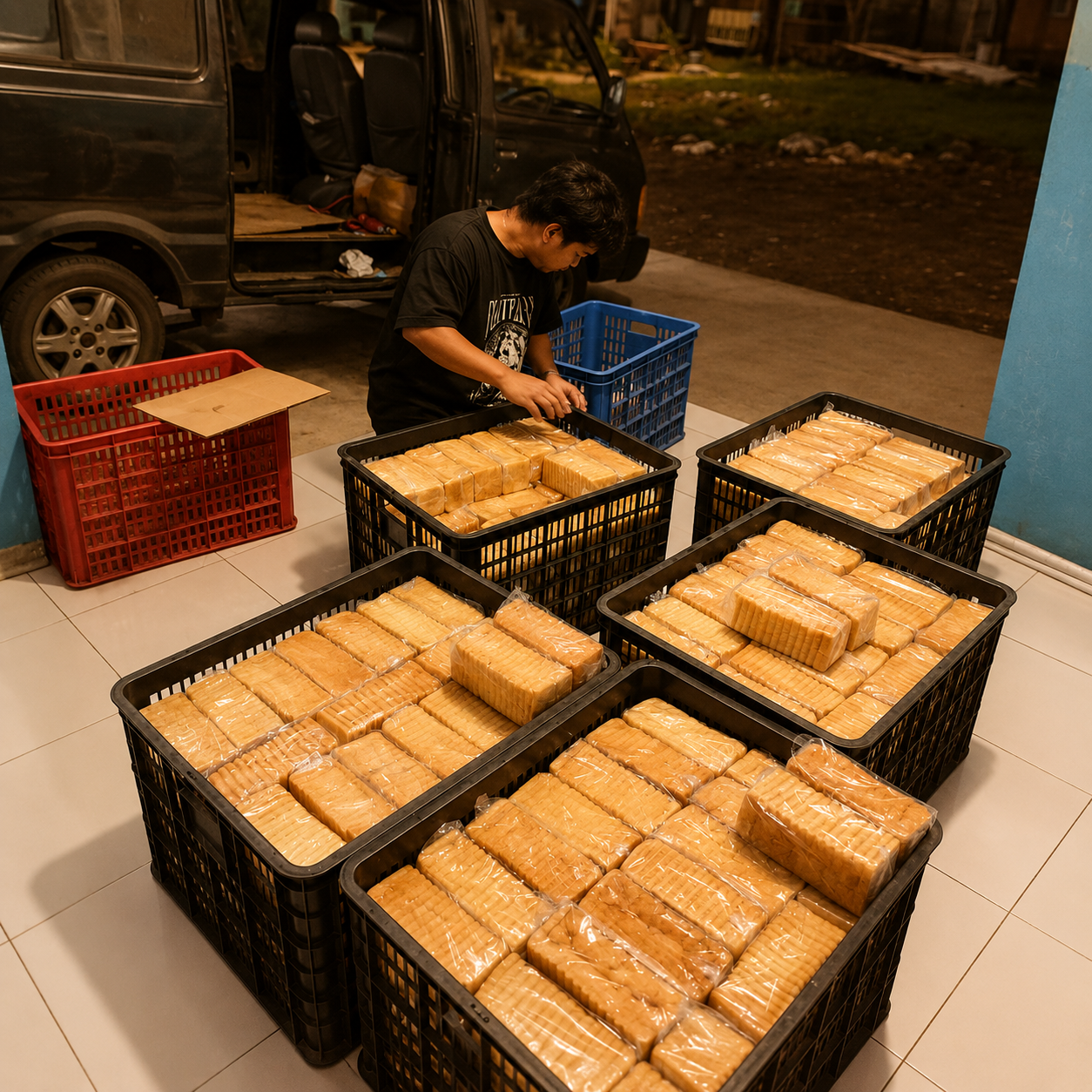 Packing Roti Higienis